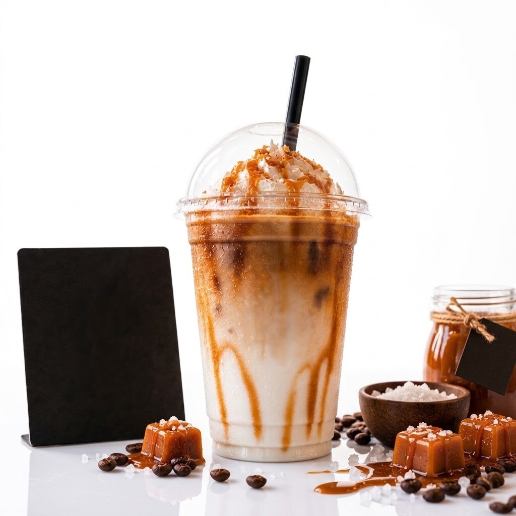 Iced Salted Caramel latte