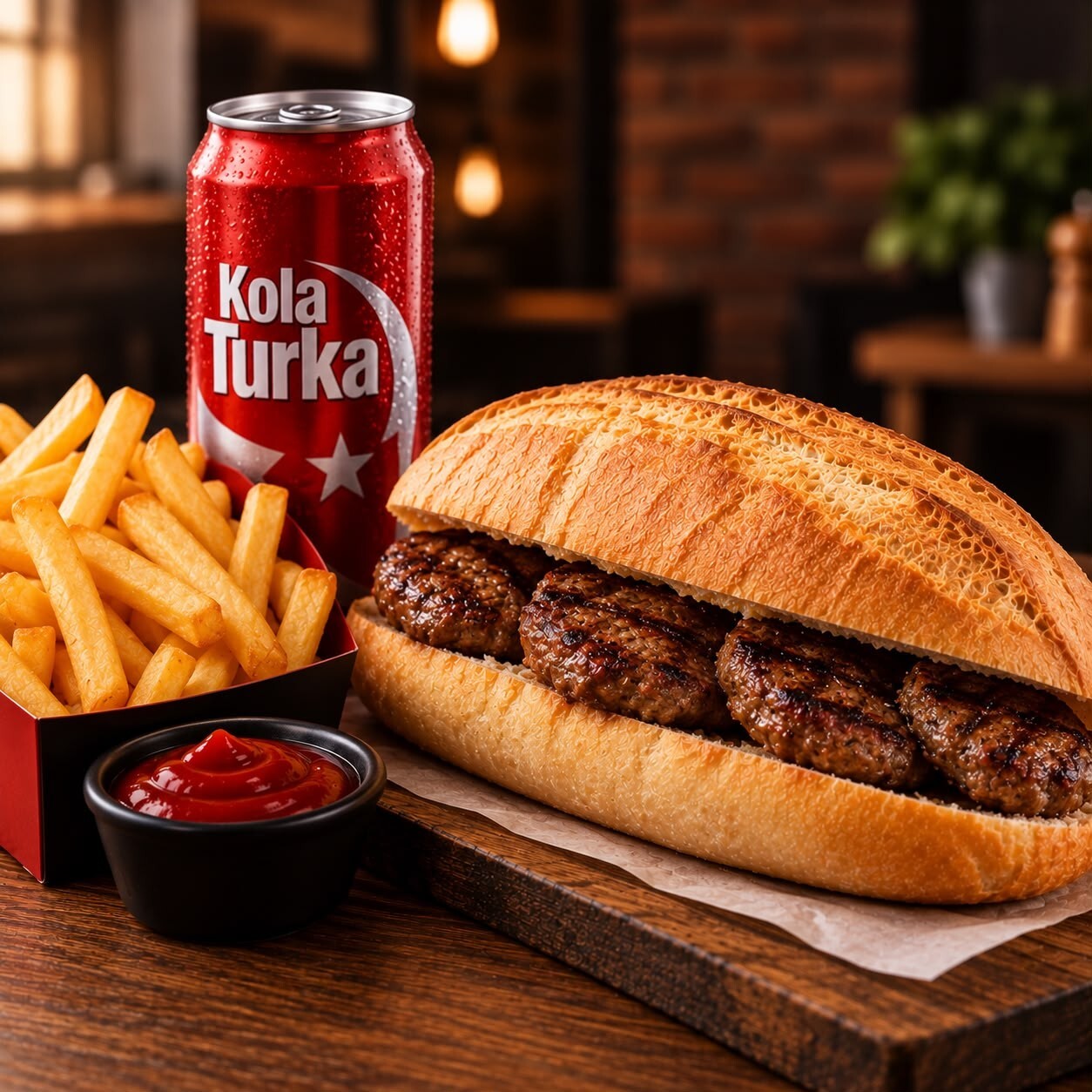 Ekmek Arası Köfte Menü