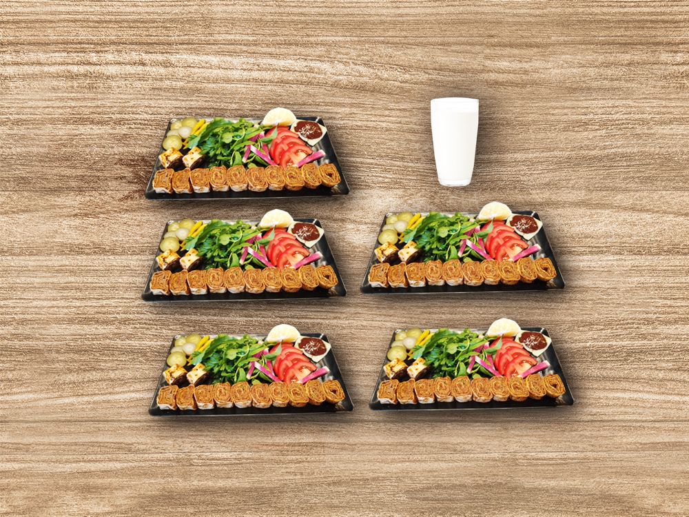 5'li Sushi Çiğ Köfte Menü