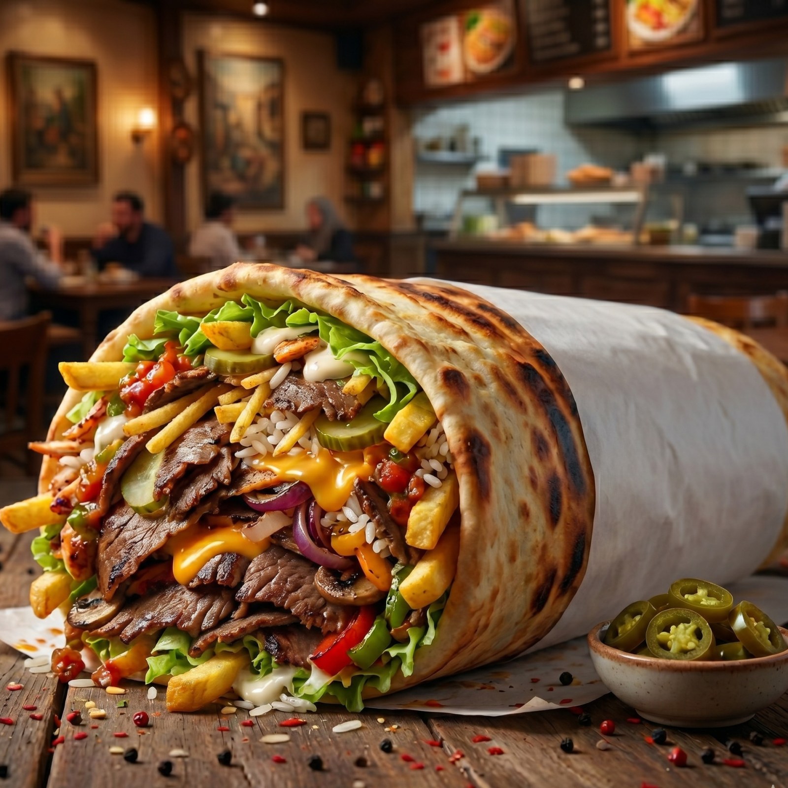 🌯Et Burrito XXL 🌯 (120 Gr)