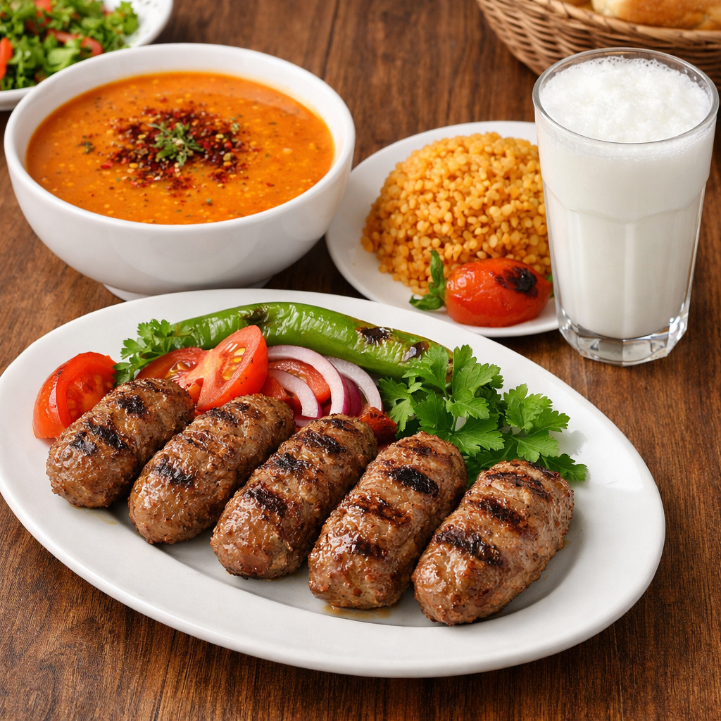 Köfte Porsiyon+Çorba+Ayran