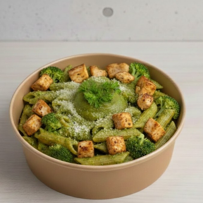 Pestolu Sebzeli Tavuklu Penne