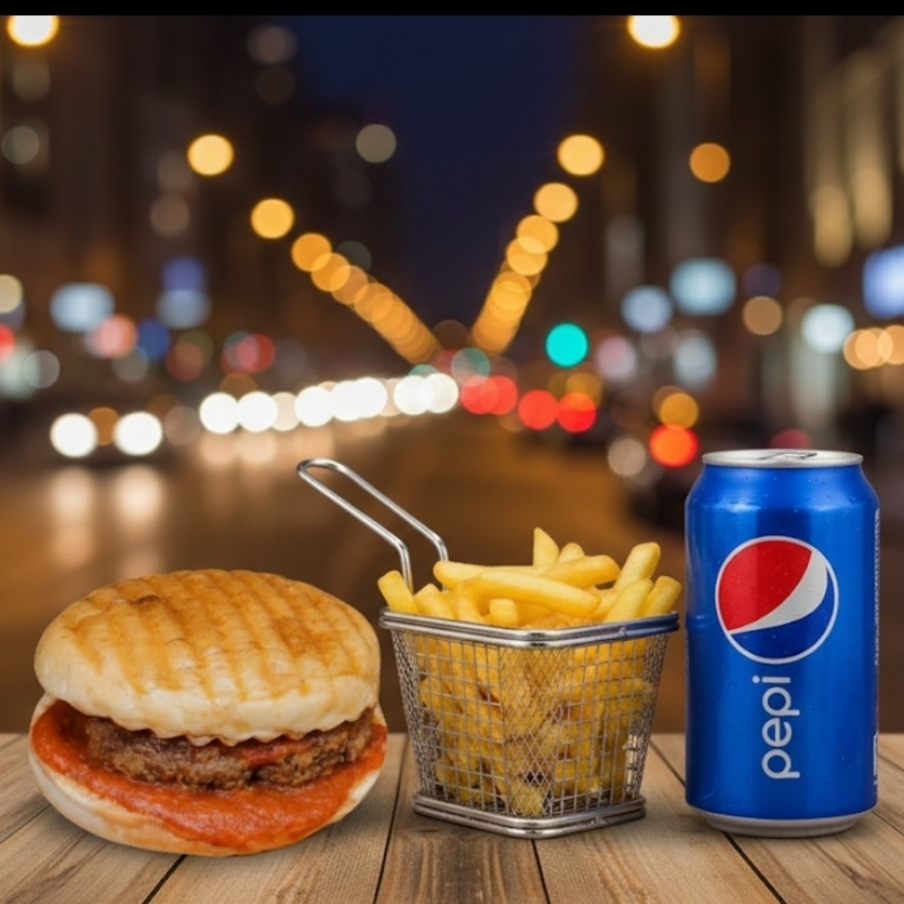 Islak Hamburger ve Kumru Menü