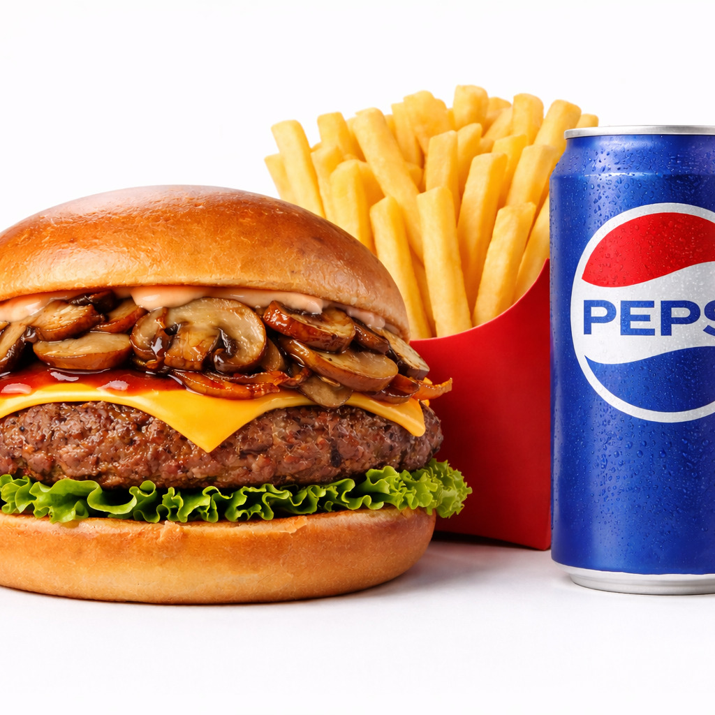 Mr Mantar Burger Menü