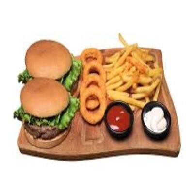 Kral ikili Köfte Burger Menü(Arkadaş Boy)