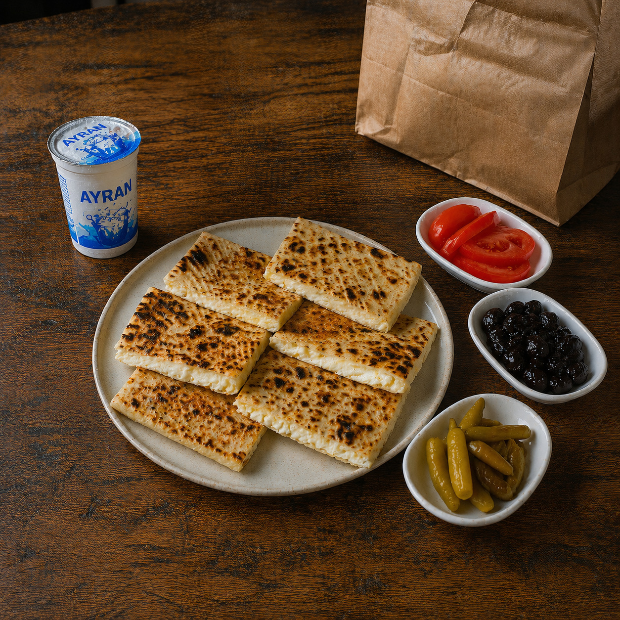 Peynirli Gözleme Menü