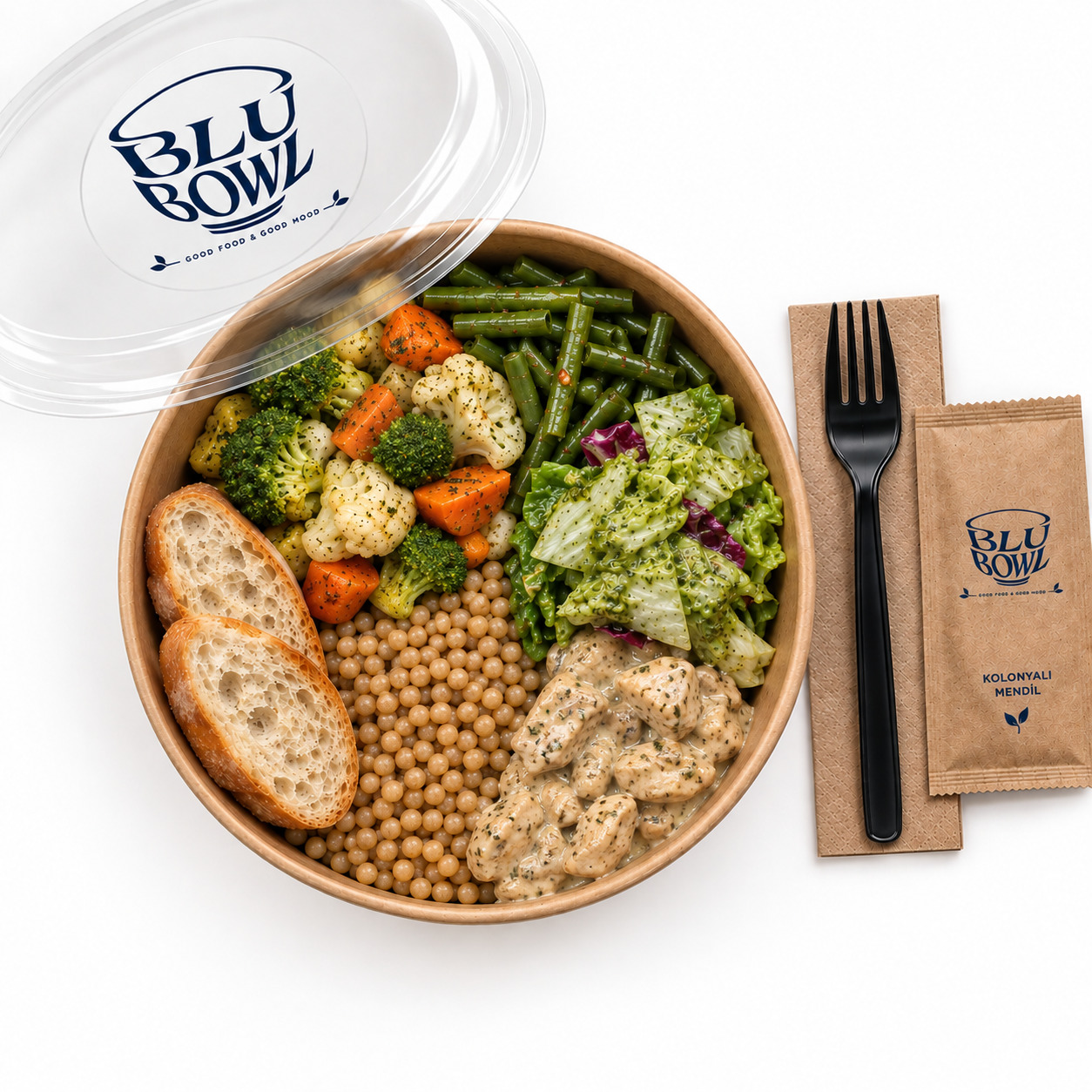 Kremalı Kekikli Tavuk Bowl