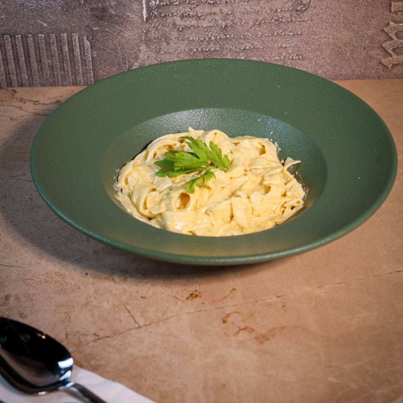 Pesto Fettucini