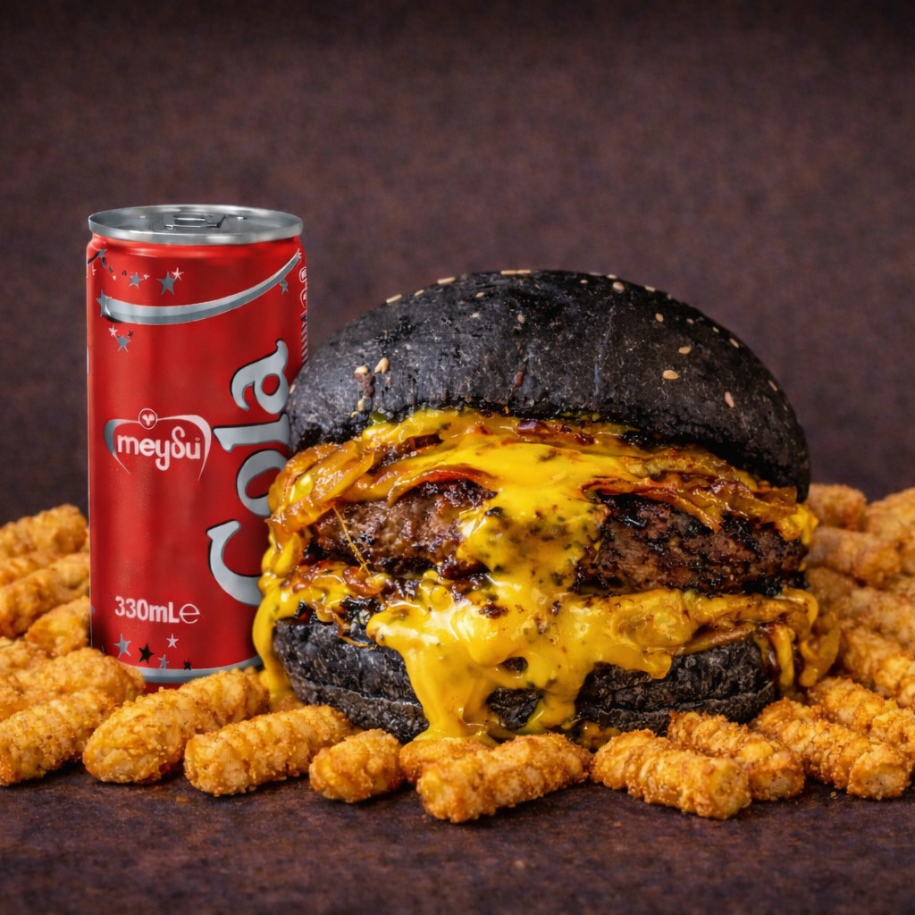 Black Burger Menü