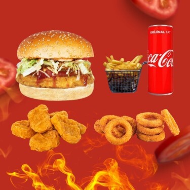 Doyarsın Tavuk Burger Menü