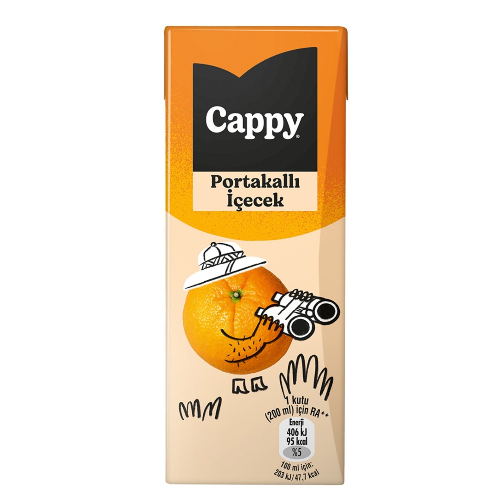 Cappy Tetra - Portakal (200 ml)