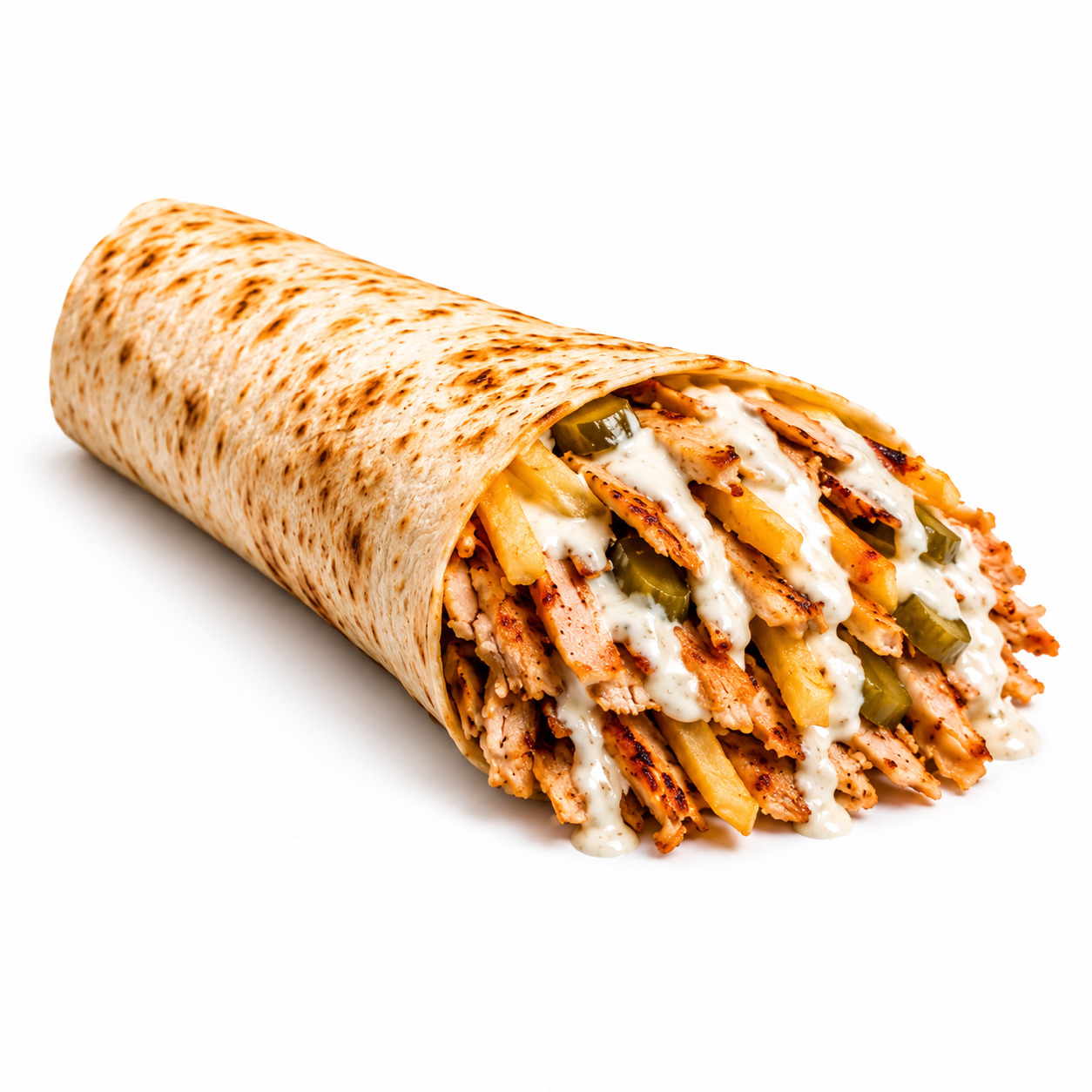 Özel Sarımsak Soslu Tavuk Dürüm (80 Gr )