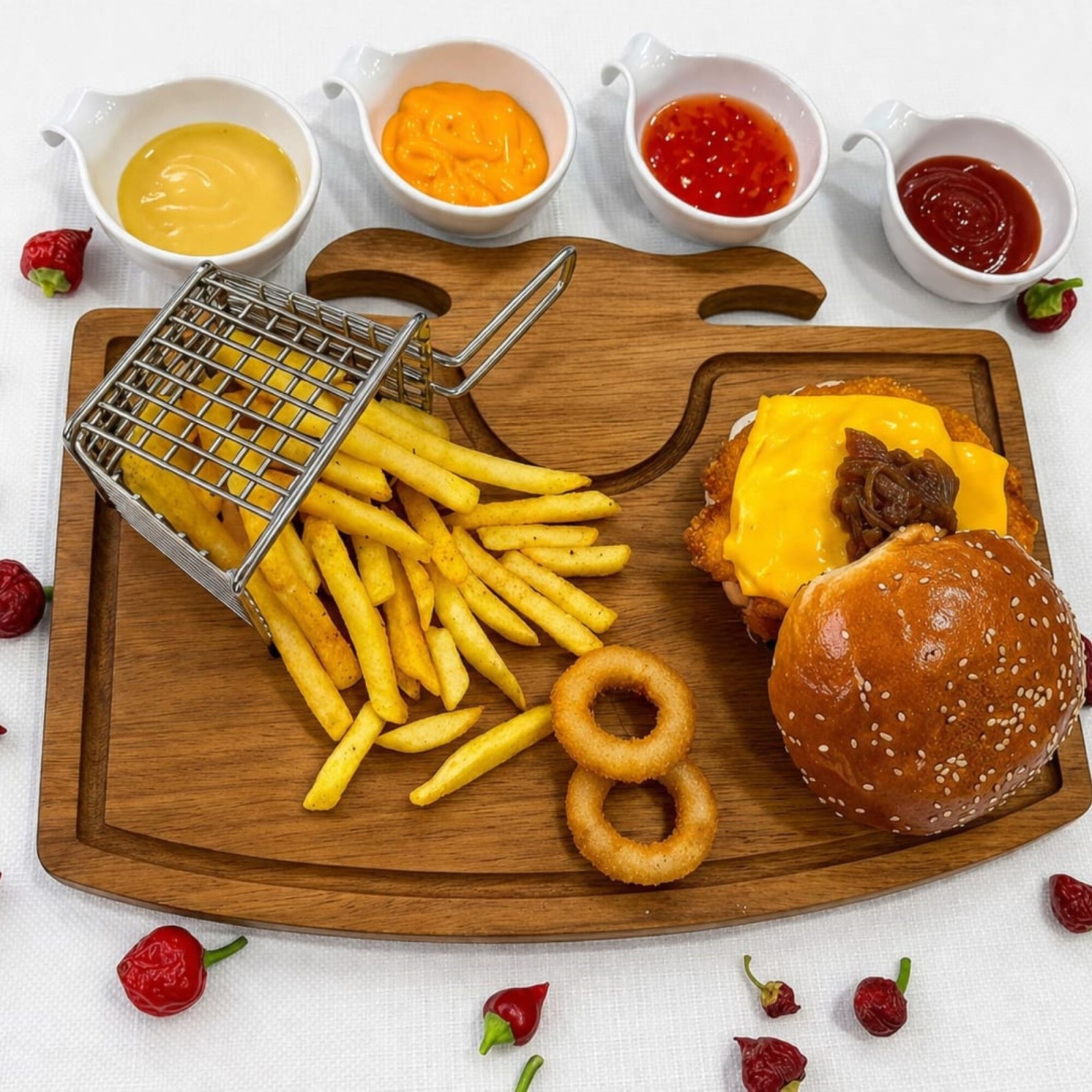 Nashville Chicken Burger Menü