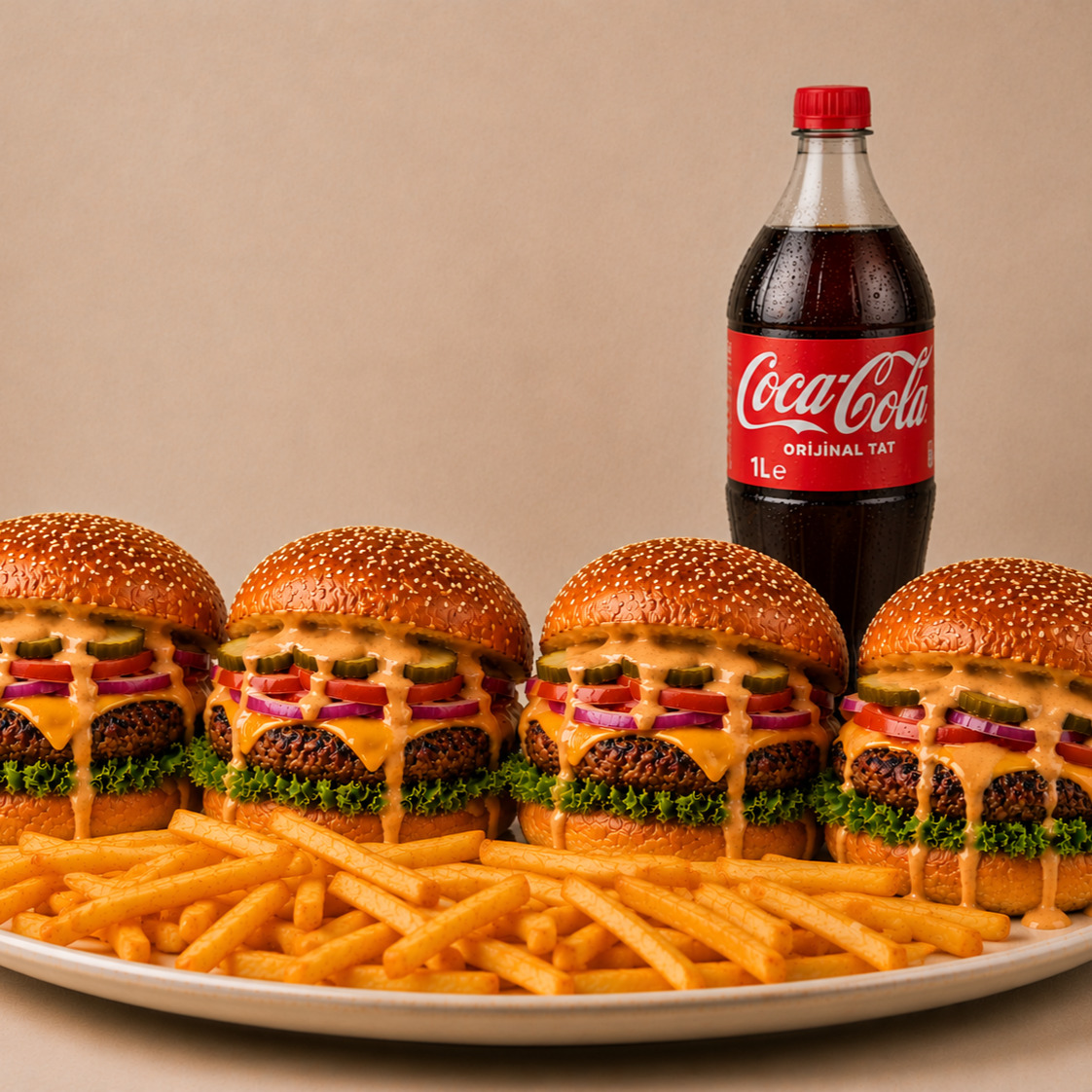4'lü Hamburger Menü