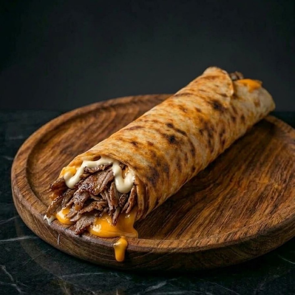 Et Döner Dürüm Cheddarlı ( 200 Gr )