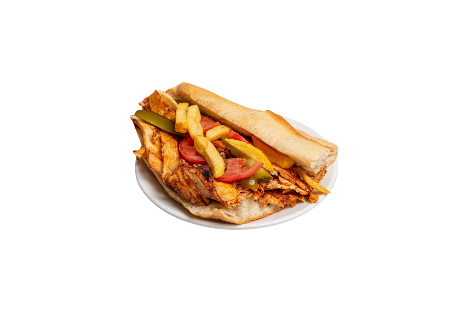 Yarım Ekmek Tavuk Döner