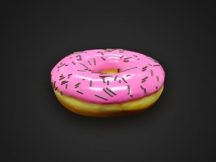 Çilekli Halka Donut