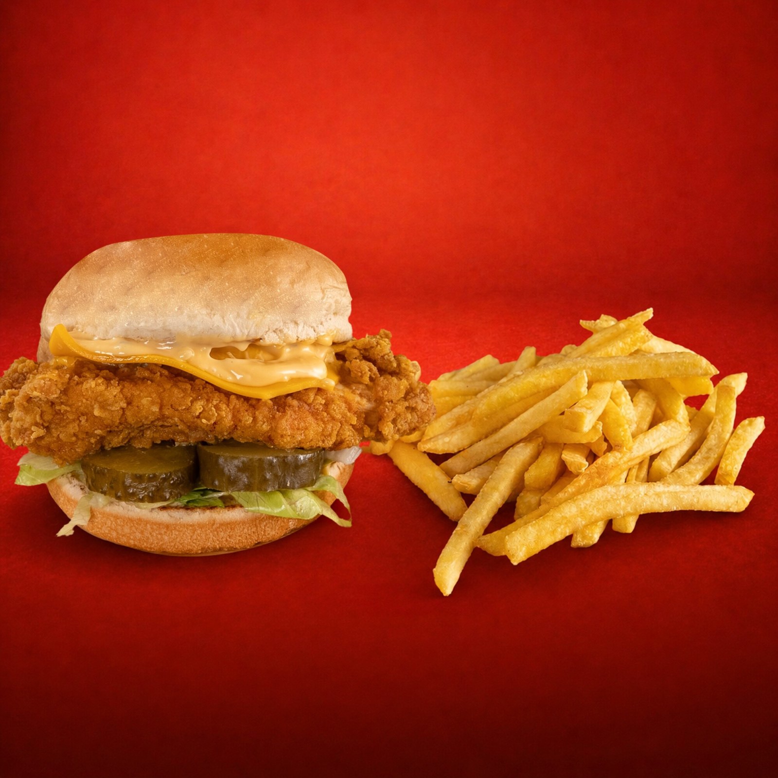 Özel Soslu Çıtır Tavuk Burger