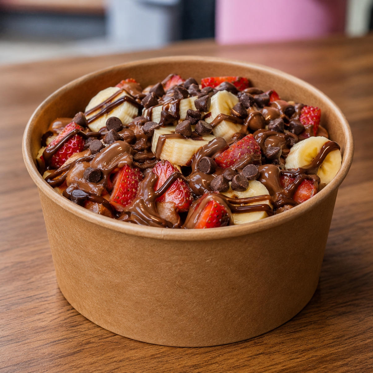 Nutella Waffle Bowl