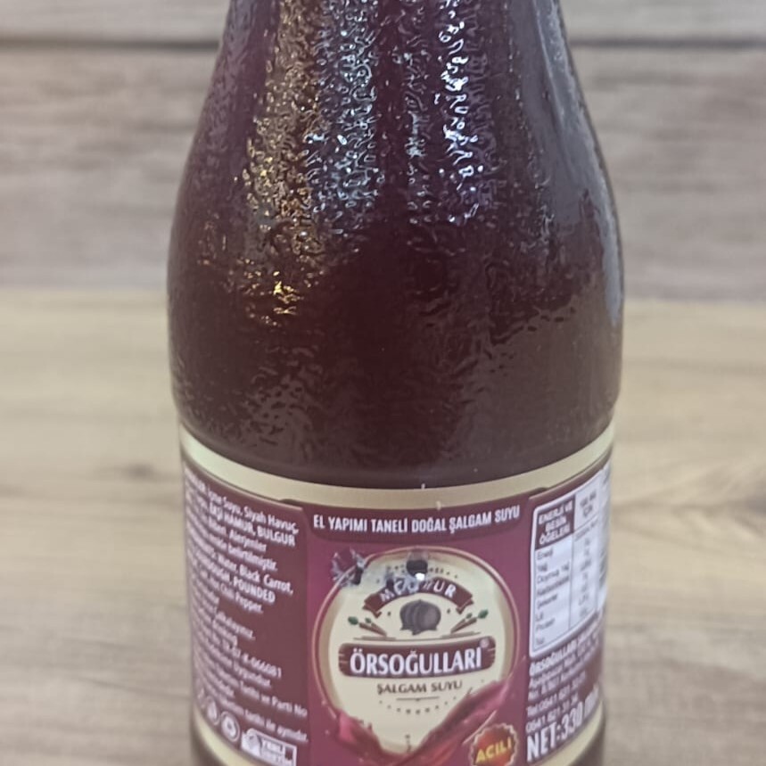 Örsoğulları şalgam suyu havuçlu 330 ml (acısız)