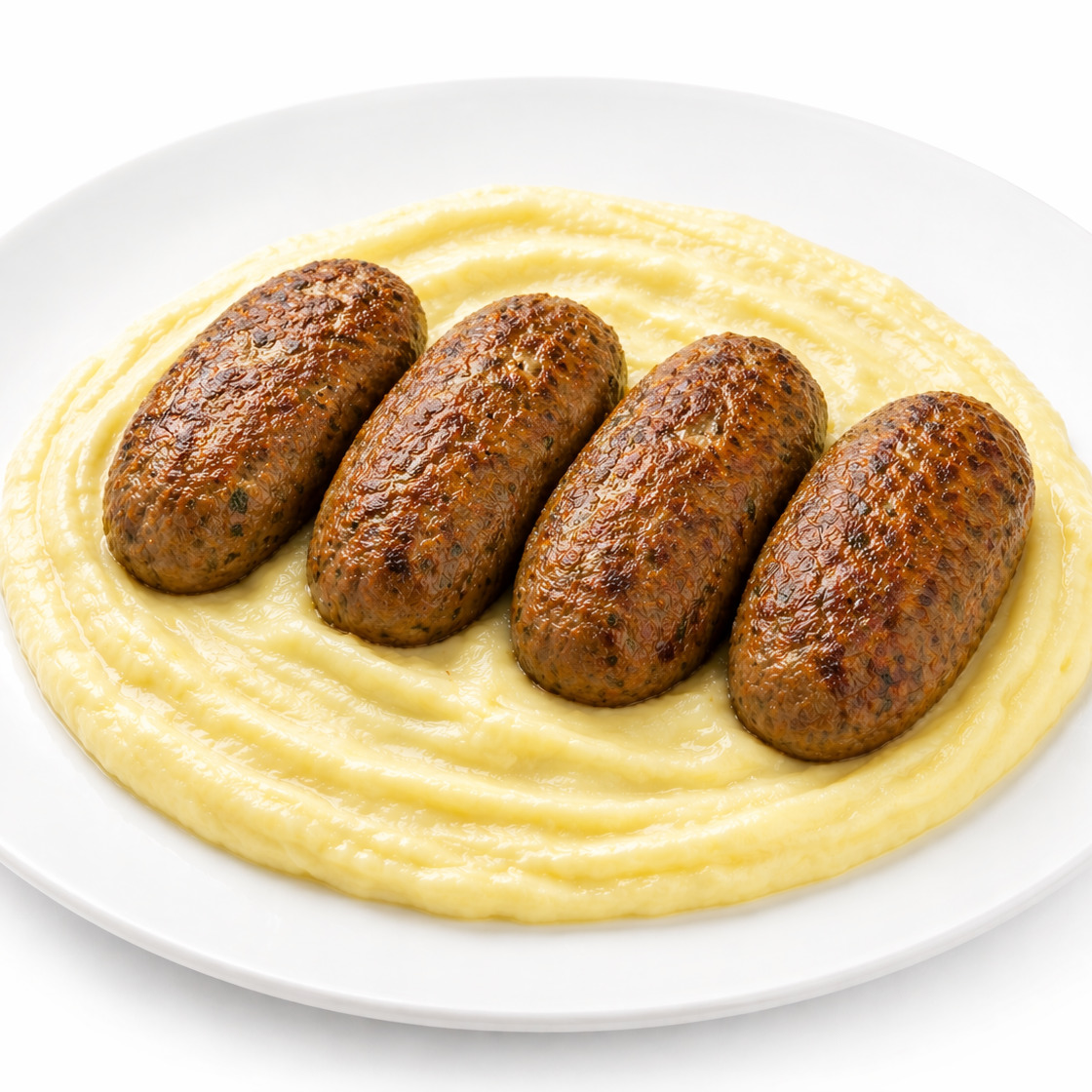Püre Yatağında Kadınbudu Köfte