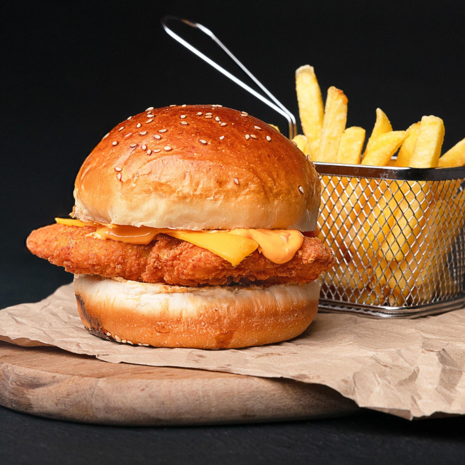 Spicy Mayo Chick Burger