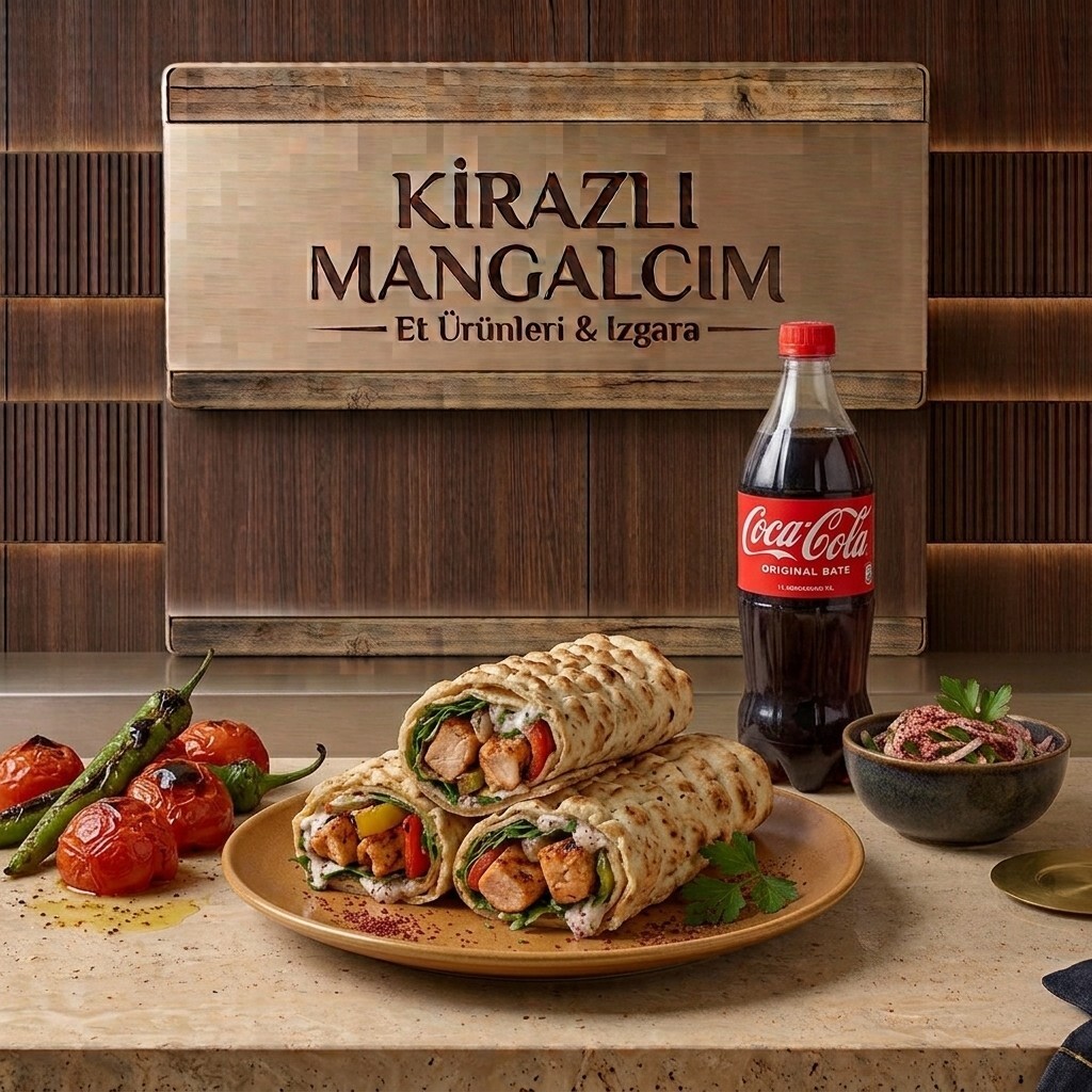 3'lü Tavuk Dürüm Menü + 1LT Ayran