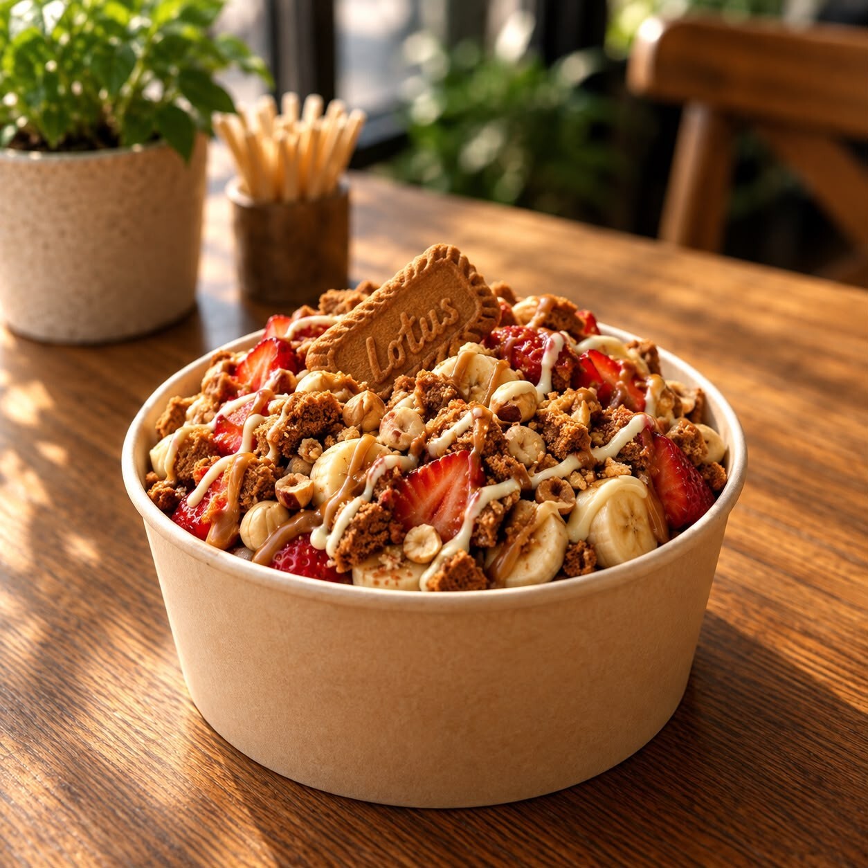 Lotus Waffle Bowl