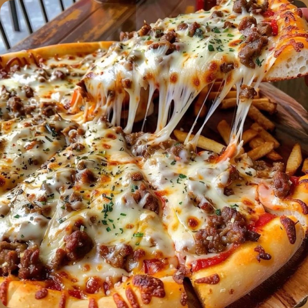 Kavurmalı Pizza