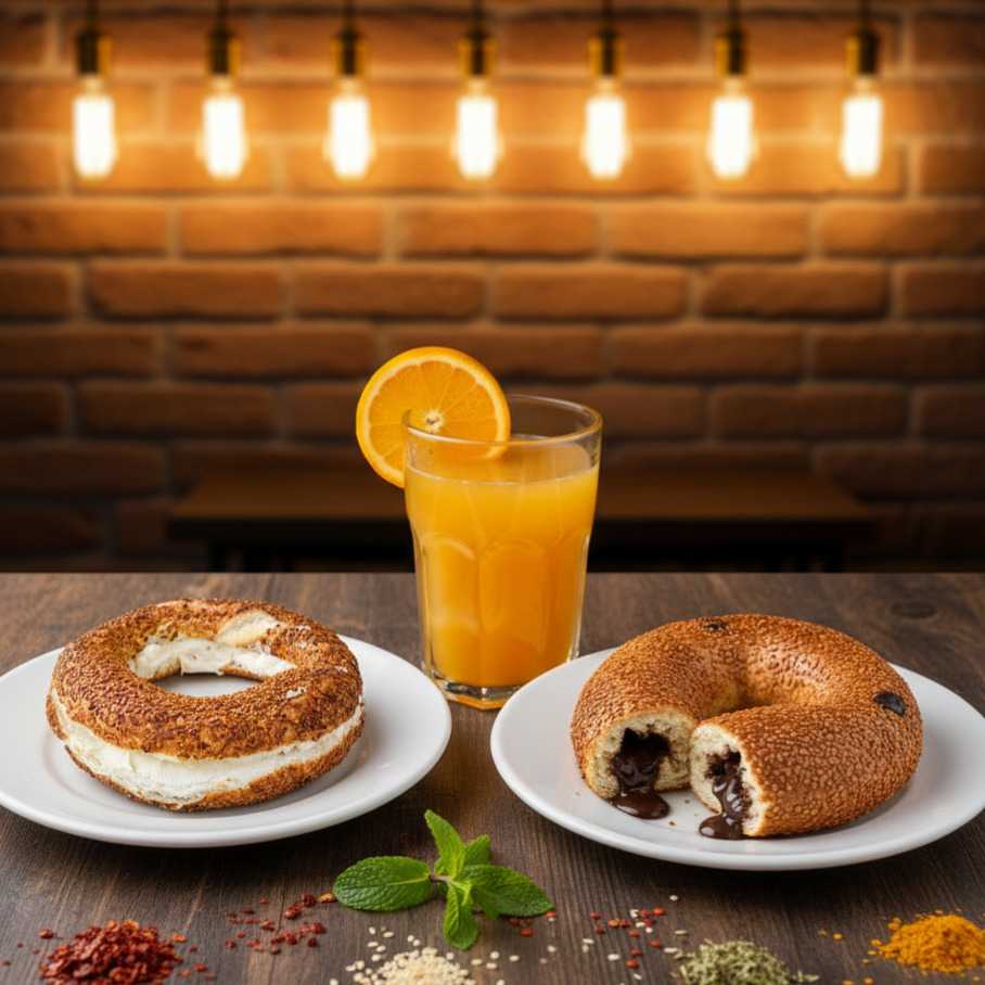 Uber Eats'ya Özel Simit Menü