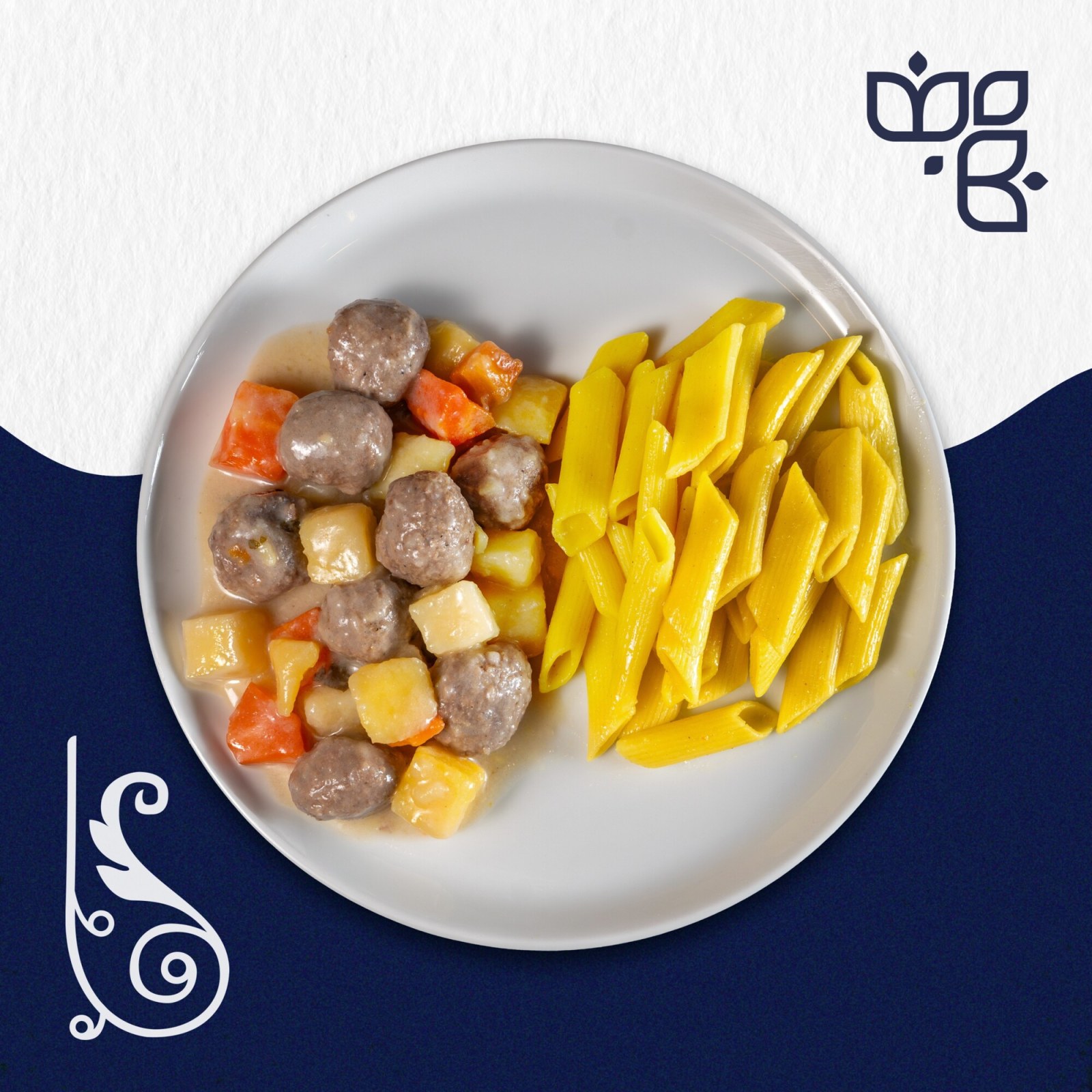 Ekşili Köfte & Penne Makarna