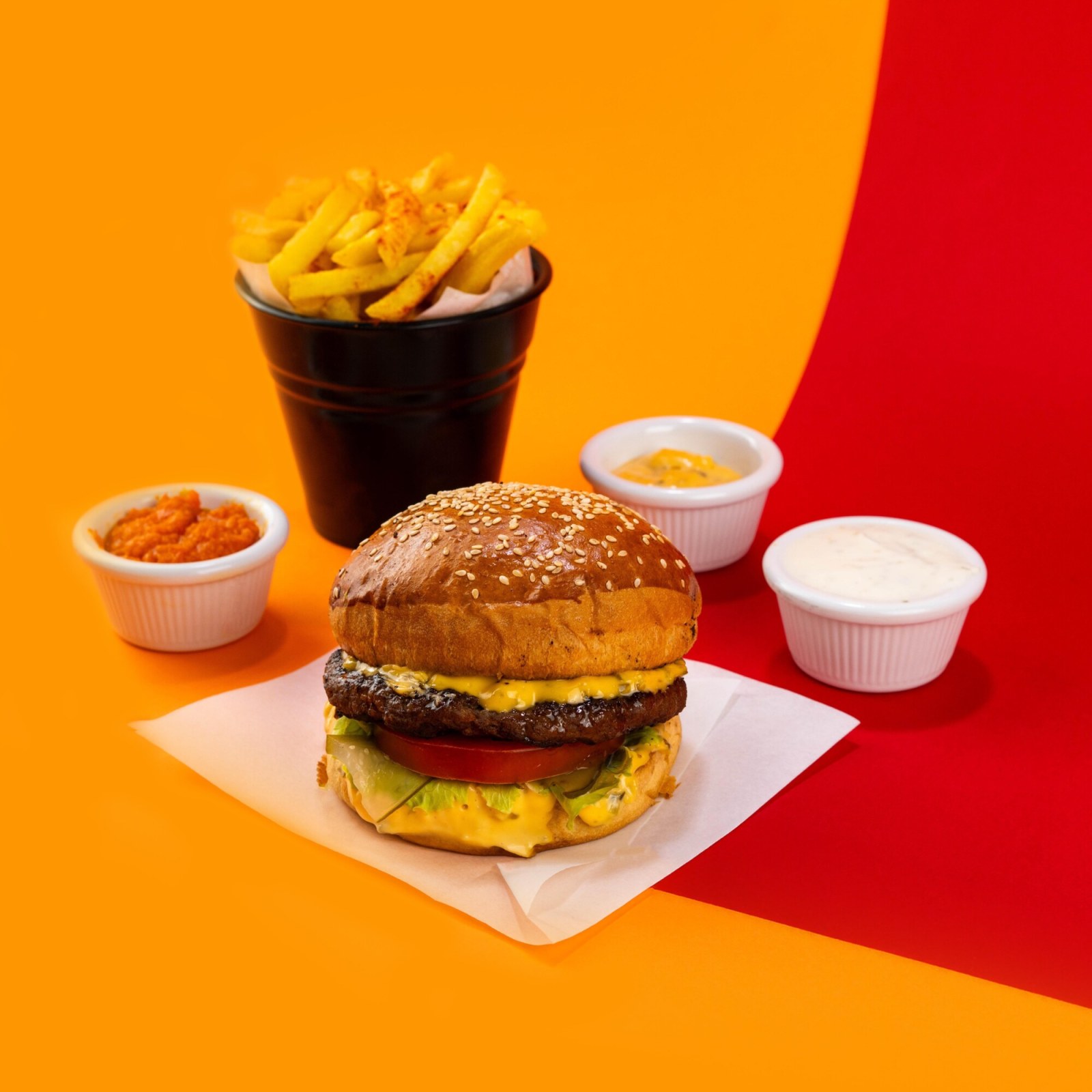 Barbekü Burger Menü