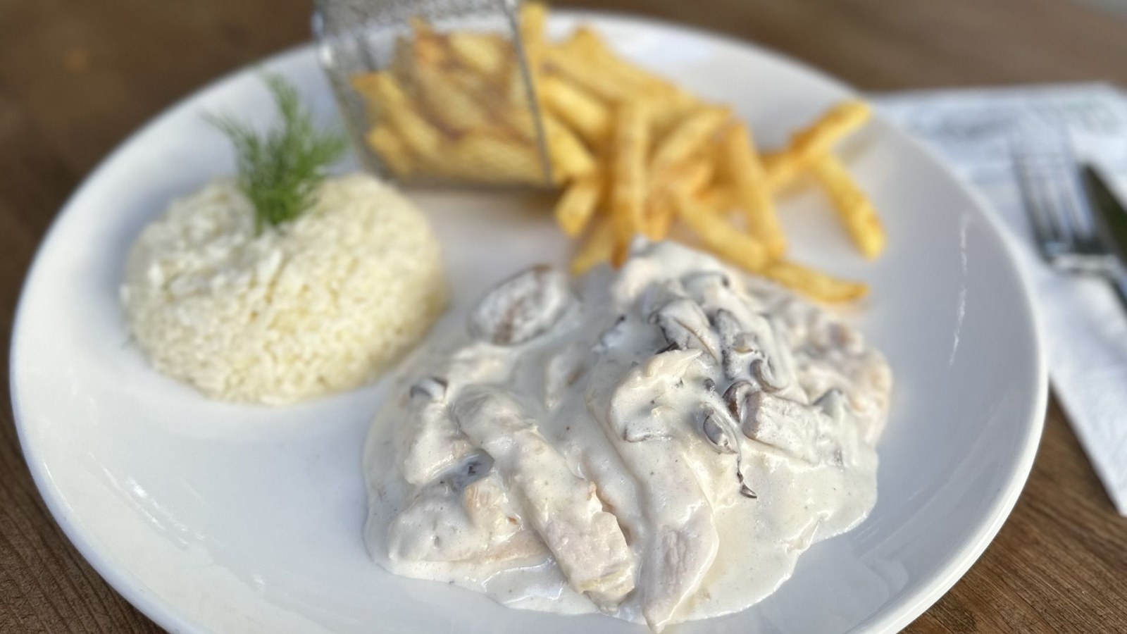 Kremalı Mantarlı Tavuk