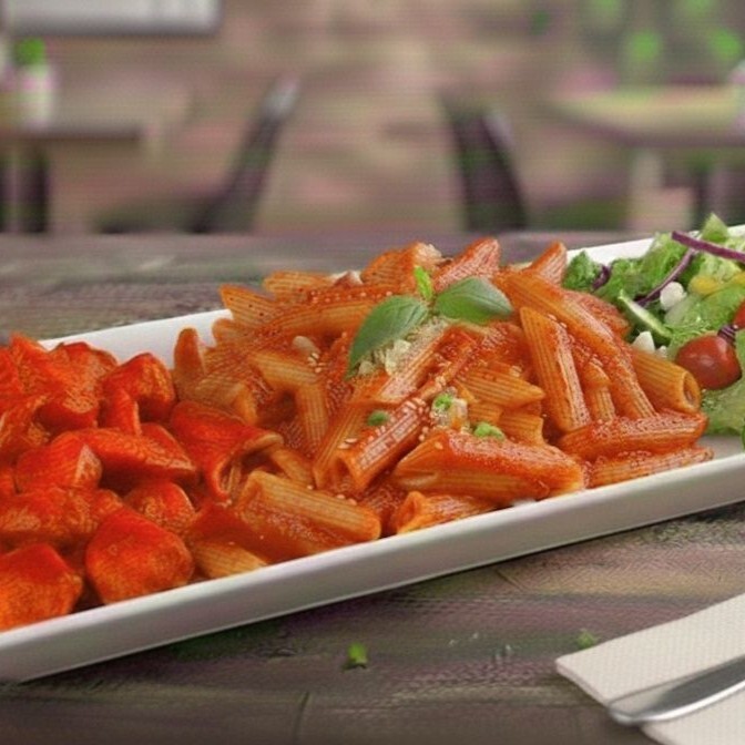 Meksika Soslu Makarna Tavuk 3'lü Menü