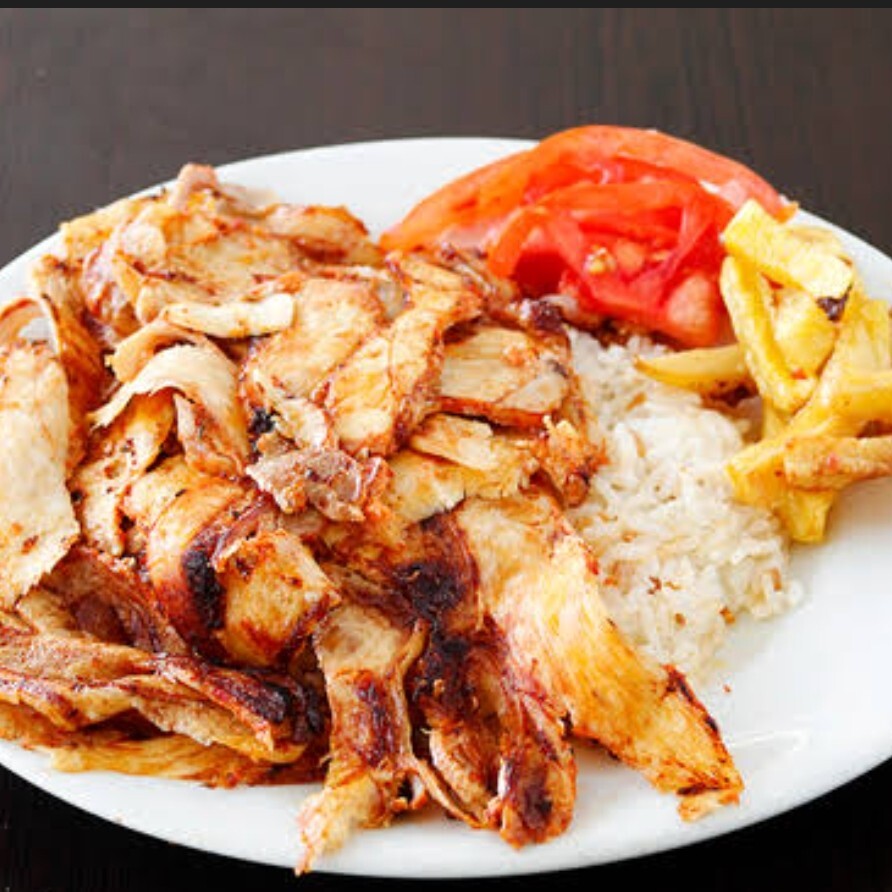 Pilav Üstü Döner Döner Ve Patates