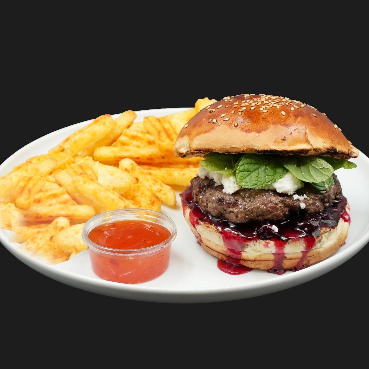 Vişne Soslu Tulum Burger (Cherry Bomb)