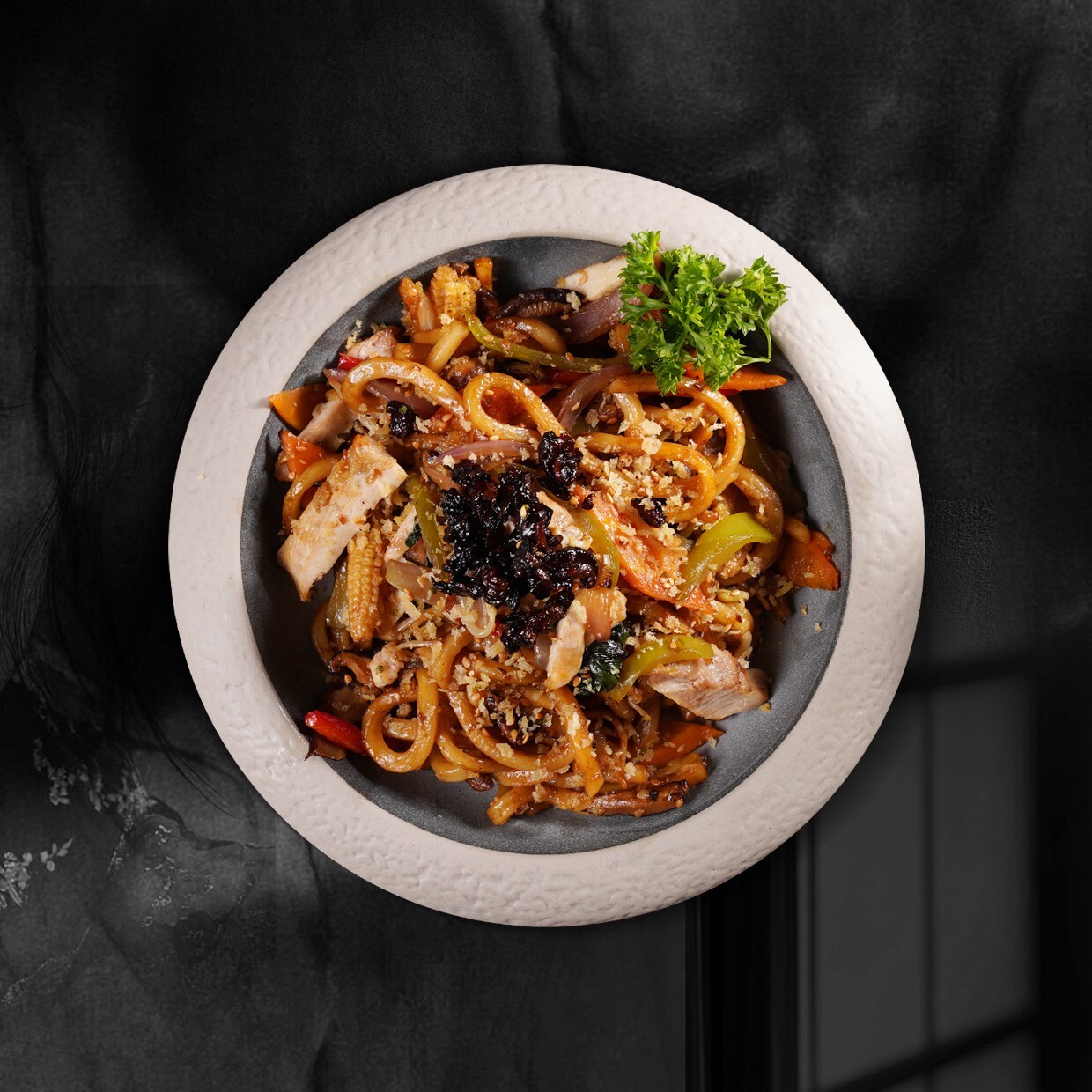 Trüf Mantarlı Tavuk Udon