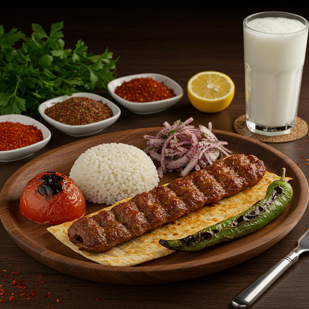 Adana Kebap + 330 Ml. Coca Cola