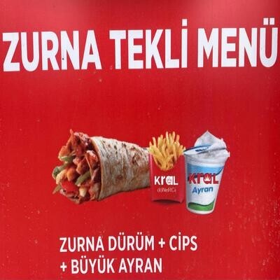 Zurna Tekli Menü