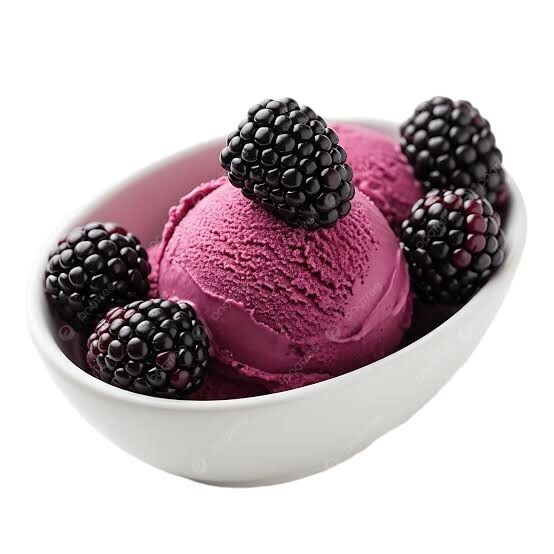 Sade ve Böğürtlenli Karışık Dondurma (500 gr)