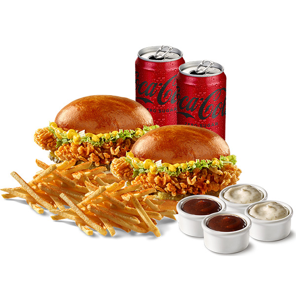 Coca-Cola Fırsatı 4 (2 Kişilik Cajun Burger Menü)