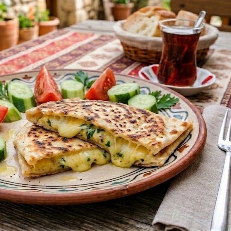 Kaşarlı Gözleme Menü