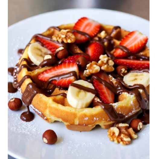 Special Waffle Büyük Hamur +Bardak Limonata(250ml)
