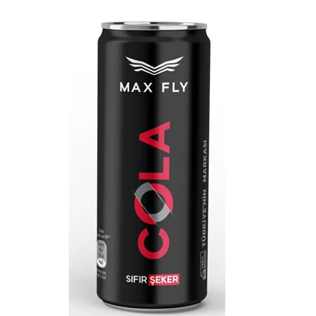 Max Fly Kola Şekersiz 330 ml