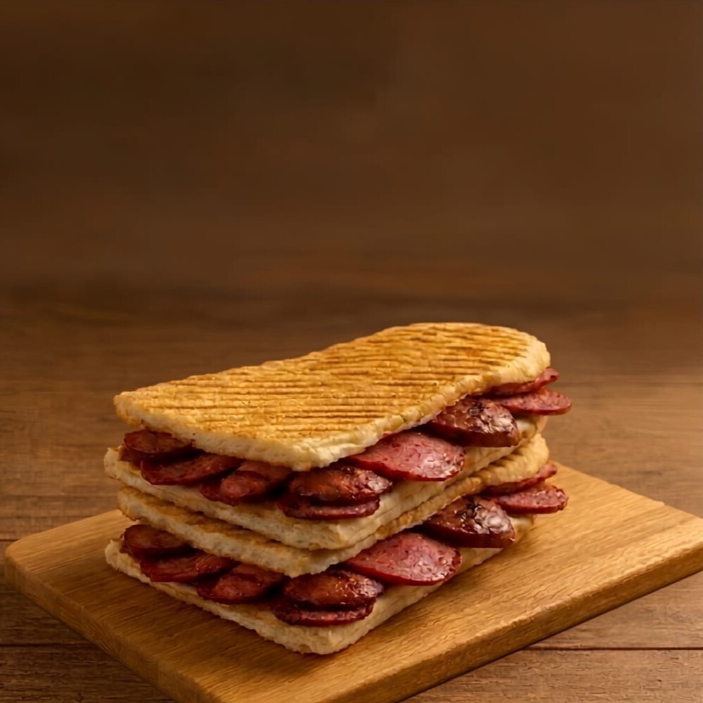 TAM EKMEK SUCUKLU TOST