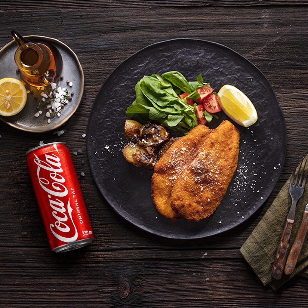Şinitzel + Coca-Cola 330 ml