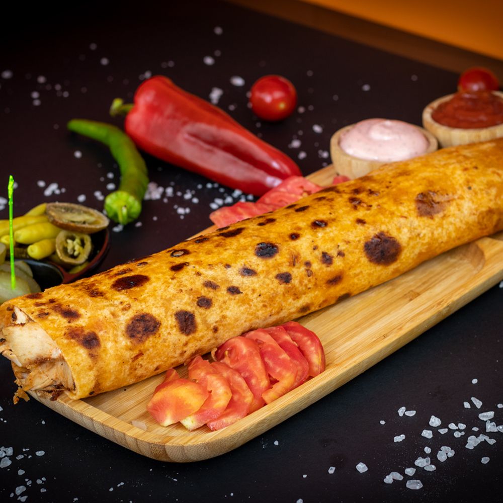 Bazuka Kaşarlı Tavuk Döner Dürüm