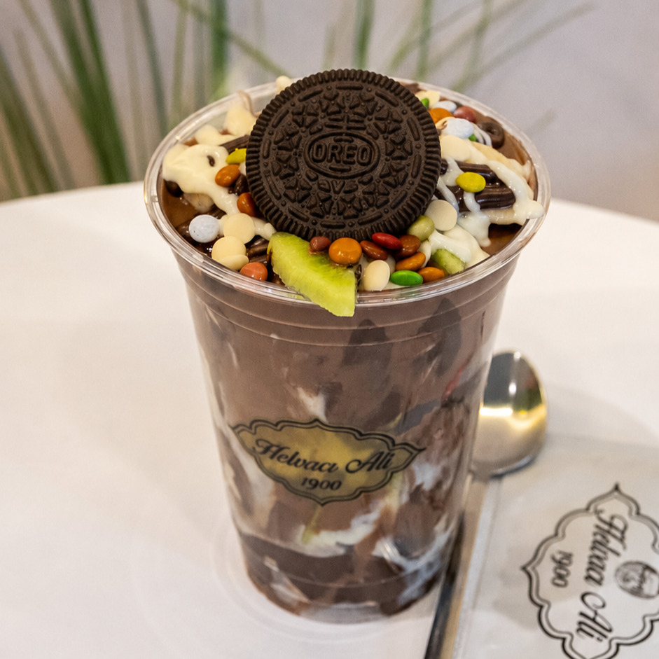 Oreolu Bardak Waffle Büyük Boy