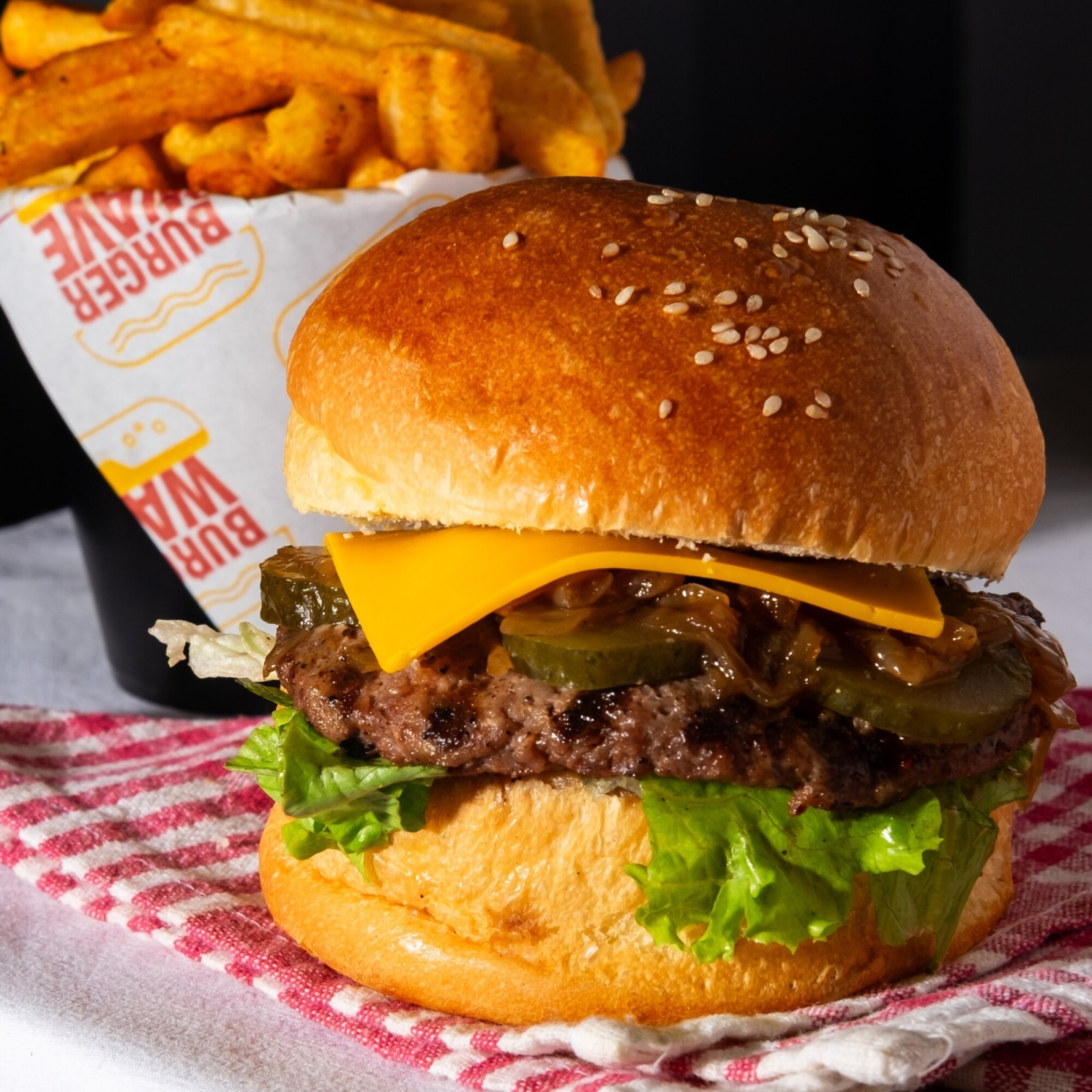 Cheesburger Menü