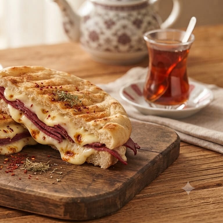 Antrikot Pastırmalı Tost (Tostlab Pastrami)